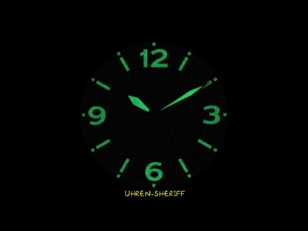 Messerschmitt ME-6332-DD1 Zifferblatt nachtleuchtend